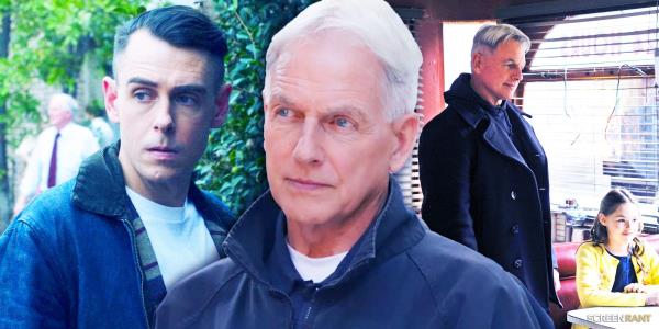 Mark Harmon and Sean Harmon as Gibbs in NCIS